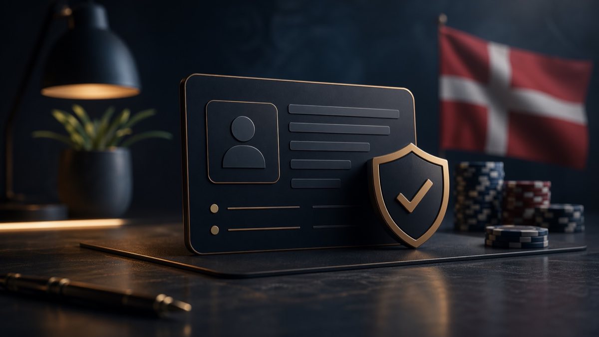 Headerbillede med registerkort, skjold og casinochips for artiklen Hvad er ROFUS
